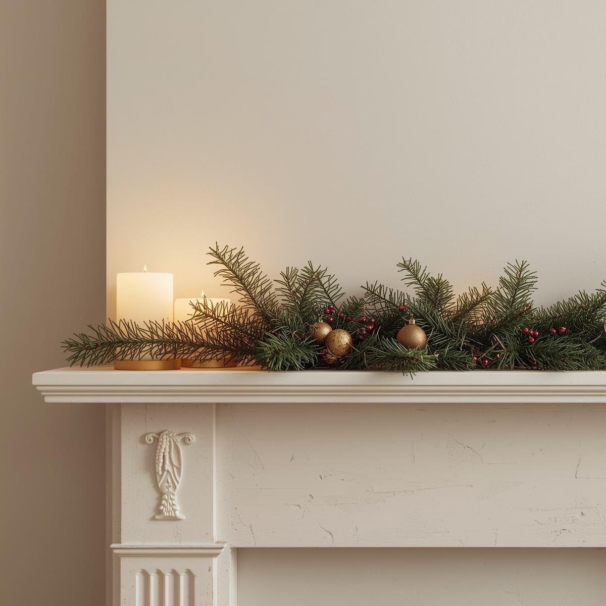 Enkelhet och harmoni i juldekorationen